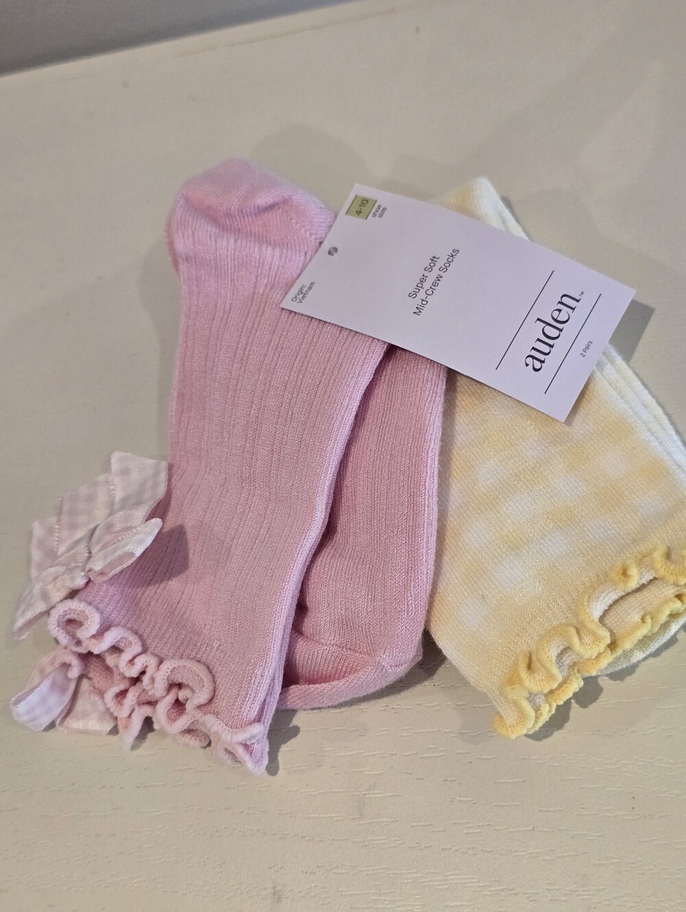 Auden Striped Crew Socks 2pk - Picture 9 of 11